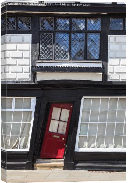 Crooked House Canterbury Kent Canvas Print by Pearl Bucknall