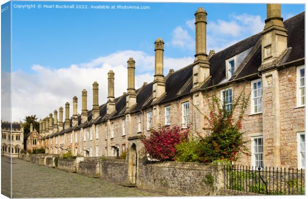 English Architecture Wells Somerset Canvas Print by Pearl Bucknall