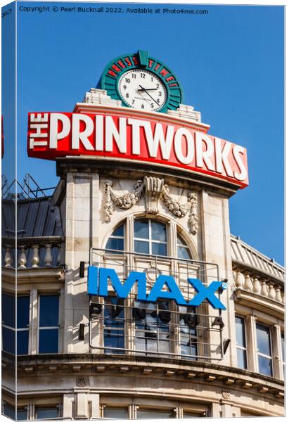 The Printworks Manchester Canvas Print by Pearl Bucknall