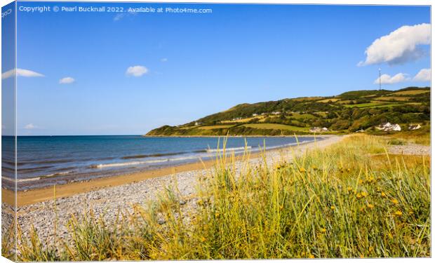 Llanddona Beach Anglesey Wales Canvas Print by Pearl Bucknall