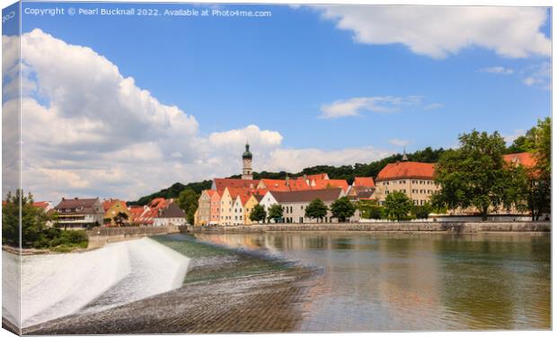 Landsberg am Lech, Bavaria, Germany, Canvas Print by Pearl Bucknall