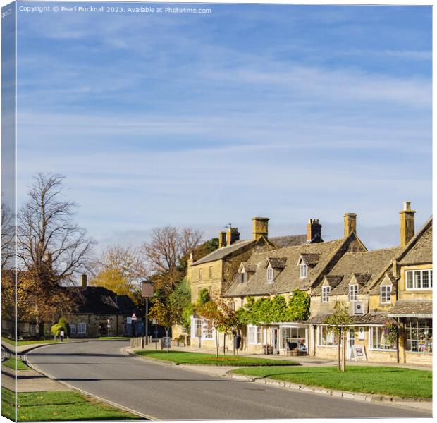Broadway Cotswolds village England Canvas Print by Pearl Bucknall