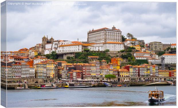 Douro River Porto Portugal Canvas Print by Pearl Bucknall