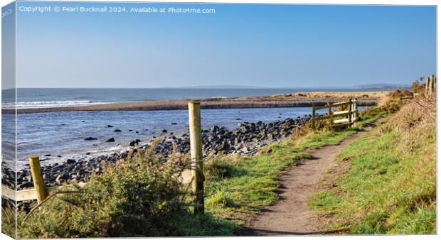 Wales Coastal Path Llyn Peninsula Coast Canvas Print by Pearl Bucknall