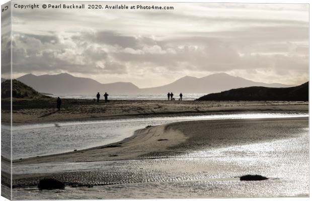 Aberffraw View Anglesey Canvas Print by Pearl Bucknall