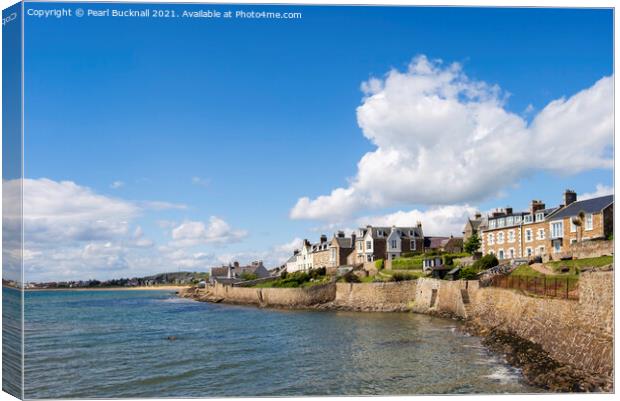 Elie and Earlsferry Seafront Fife Scotland Canvas Print by Pearl Bucknall