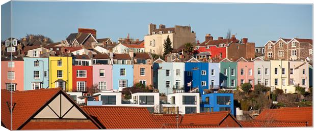 Bristol, England, Cityscape, Houses Canvas Print by Bernd Tschakert