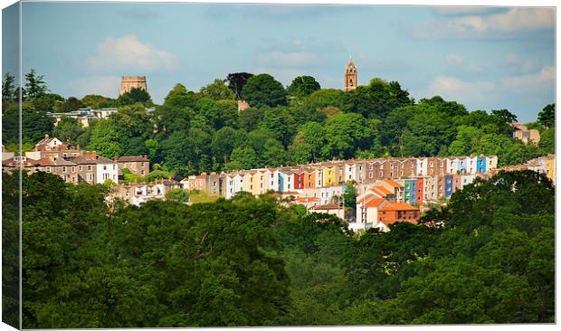 Bristol Cityscape, England Canvas Print by Bernd Tschakert