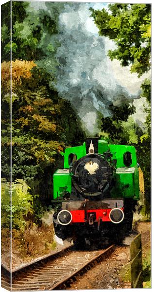 Steam Train engine Canvas Print by Bernd Tschakert
