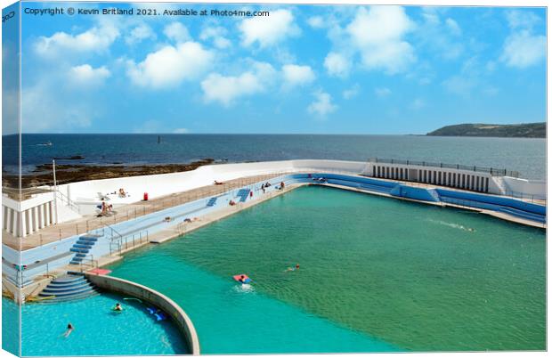 jubilee pool penzance Canvas Print by Kevin Britland