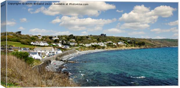 coverack cornwall Canvas Print by Kevin Britland
