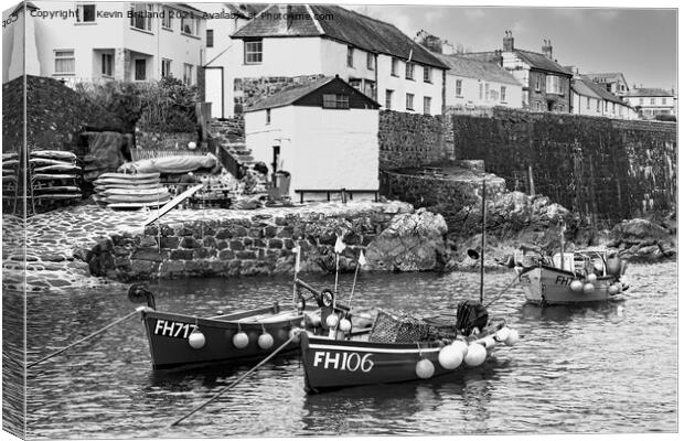 coverack cornwall Canvas Print by Kevin Britland