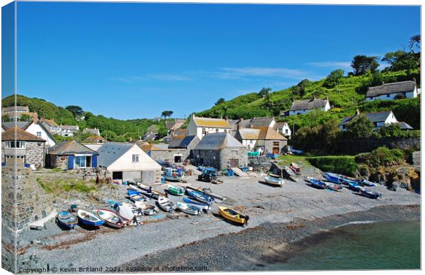 cadgwith cornwall Canvas Print by Kevin Britland