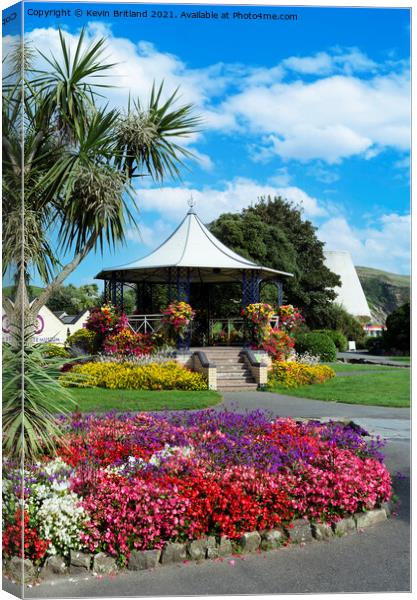 Jubilee gardens ilfracombe Canvas Print by Kevin Britland