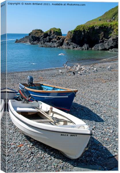 cadgwith cove cornwall Canvas Print by Kevin Britland