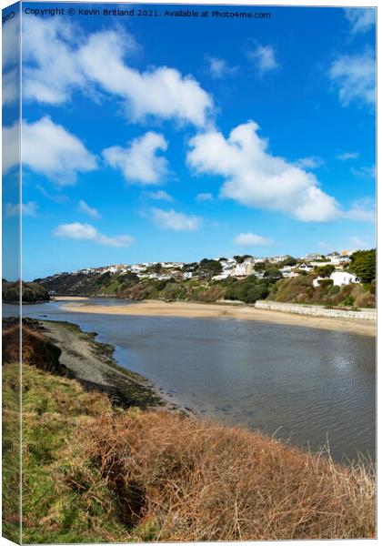 The gannel newquay Canvas Print by Kevin Britland