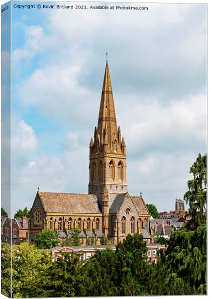 St Michaels church exeter Canvas Print by Kevin Britland