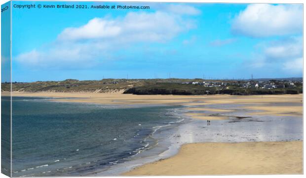 Hayle estuary Cornwall Canvas Print by Kevin Britland