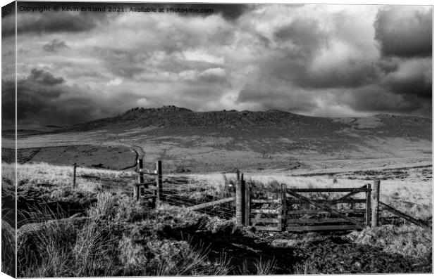 Bodmin moor cornwall Canvas Print by Kevin Britland