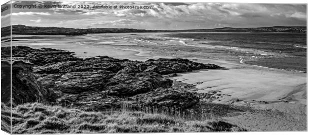 Gwithian beach cornwall Canvas Print by Kevin Britland