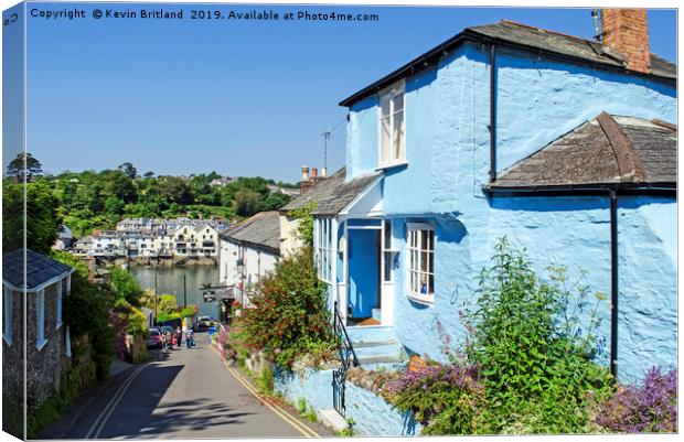 bodinnick cornwall Canvas Print by Kevin Britland