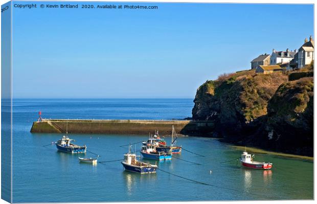 port isaac cornwall Canvas Print by Kevin Britland