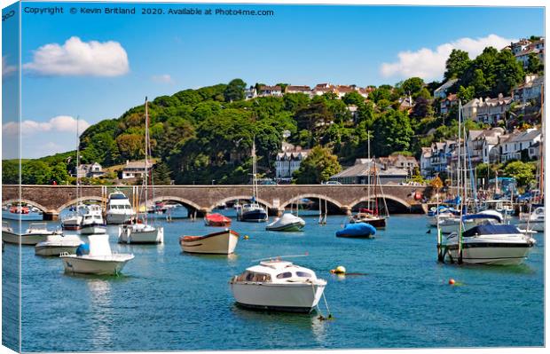 looe south east cornwall Canvas Print by Kevin Britland