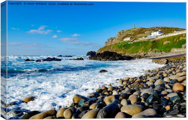priests cove cape cornwall Canvas Print by Kevin Britland