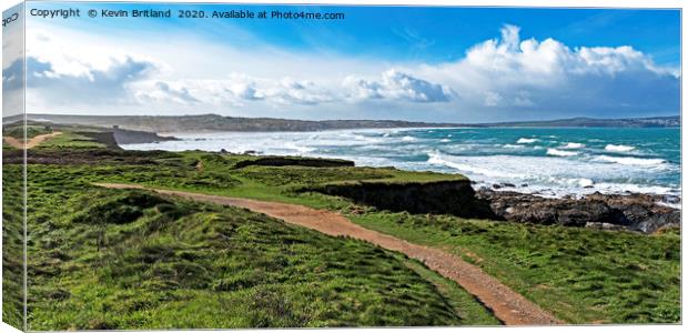 St ives bay cornwall Canvas Print by Kevin Britland