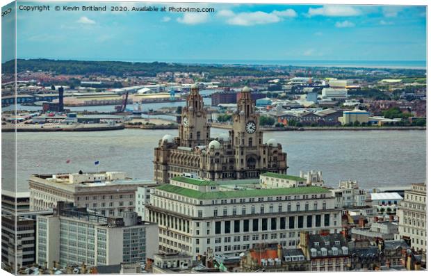 Liverpool skyline Canvas Print by Kevin Britland