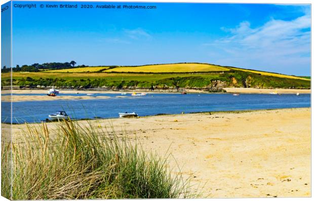 the camel estuary cornwall Canvas Print by Kevin Britland