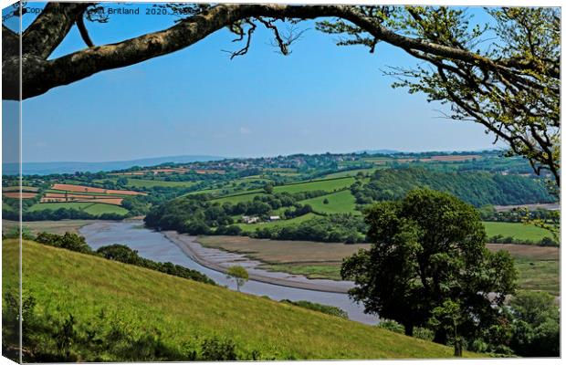 west country landscape Canvas Print by Kevin Britland