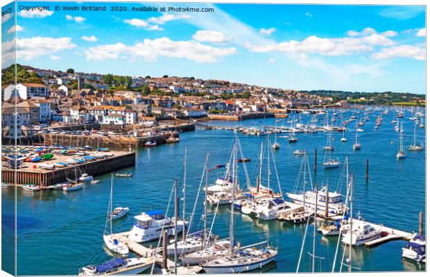 falmouth bay cornwall Canvas Print by Kevin Britland