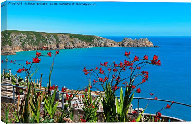 summer on the cornish coast Canvas Print by Kevin Britland