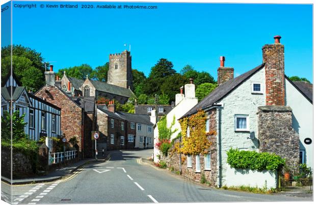 antony village cornwall Canvas Print by Kevin Britland