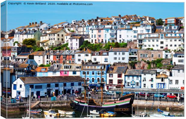 brixham devon Canvas Print by Kevin Britland