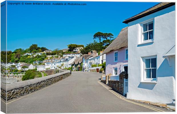 St Mawes Cornwall Canvas Print by Kevin Britland