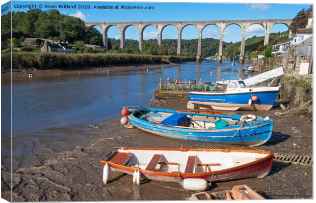 Calstock cornwall Canvas Print by Kevin Britland