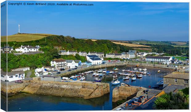 porthleven cornwall Canvas Print by Kevin Britland
