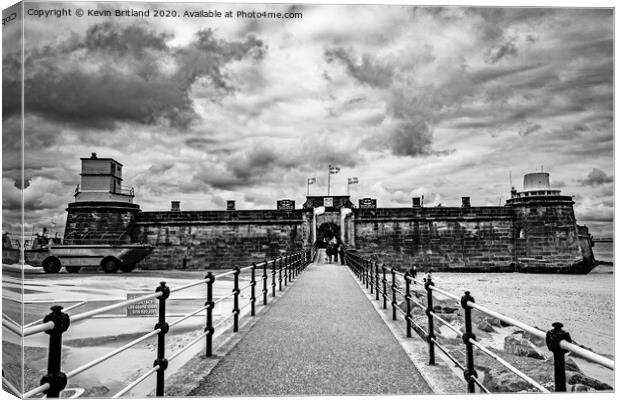 Fort Perch Rock Canvas Print by Kevin Britland