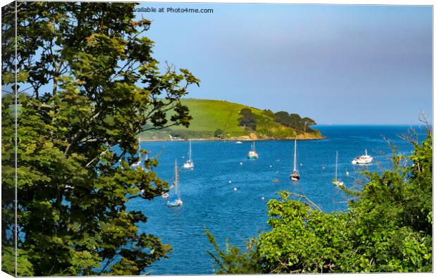 The mouth of the helford river in cornwall Canvas Print by Kevin Britland