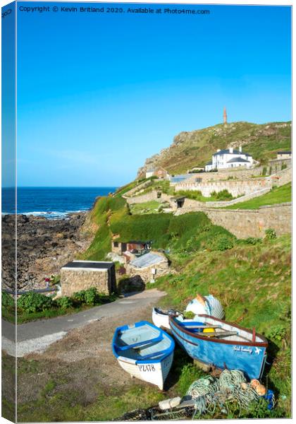 Priests cove cornwall Canvas Print by Kevin Britland