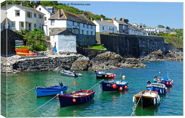 coverack  cornwall Canvas Print by Kevin Britland