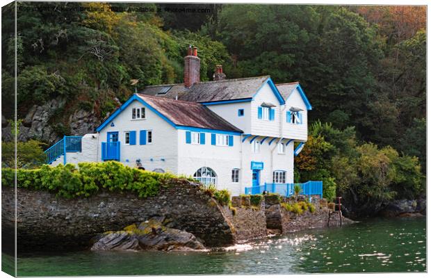 ferryside fowey Canvas Print by Kevin Britland