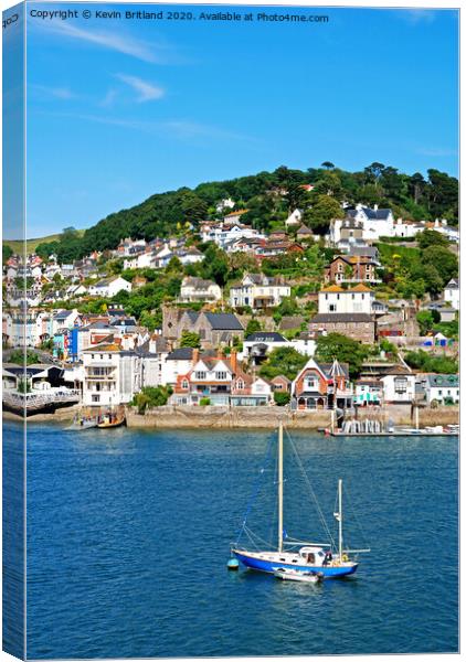 The river dart kingswear Canvas Print by Kevin Britland