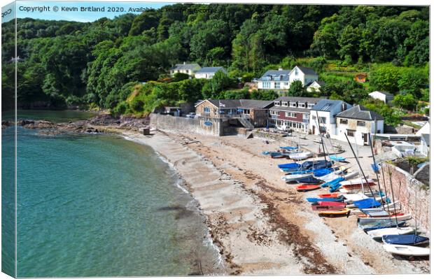 Cawsand Cornwall Canvas Print by Kevin Britland