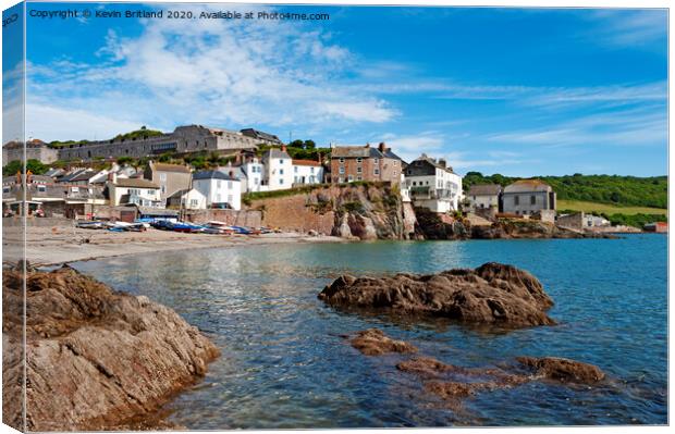 cawsand cornwall Canvas Print by Kevin Britland
