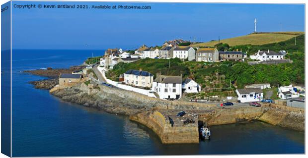  porthleven cornwall Canvas Print by Kevin Britland