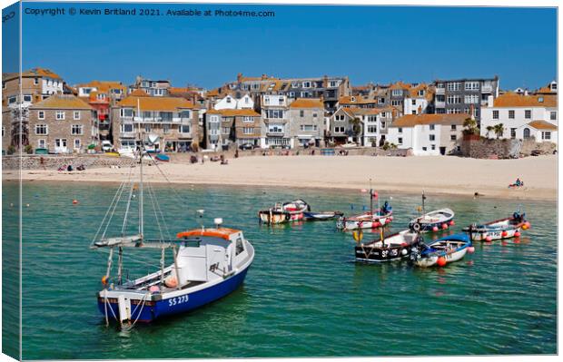 st ives cornwall Canvas Print by Kevin Britland