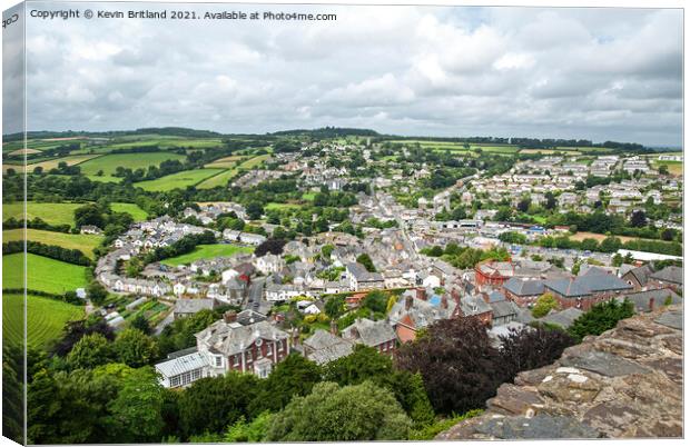 launceston town view Canvas Print by Kevin Britland